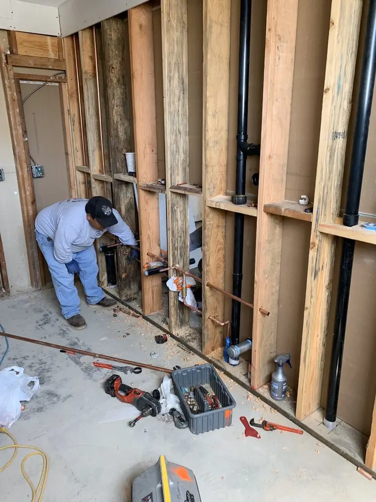 Commercial rough-in plumbing for Water Heater Replacement in South Lawn